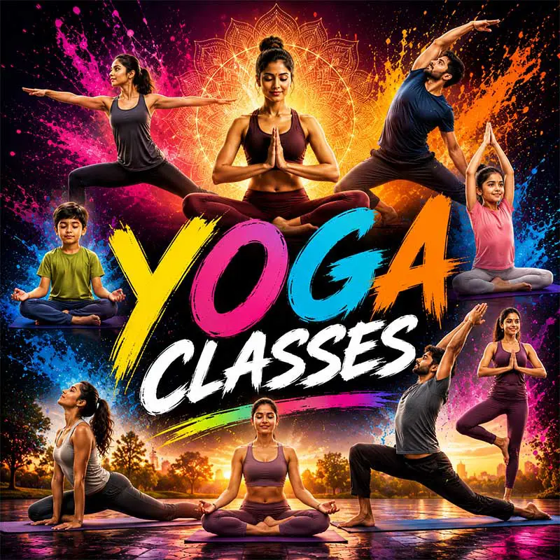 Yoga and meditation classes for children improving focus concentration and well-being in Lohegaon Pune